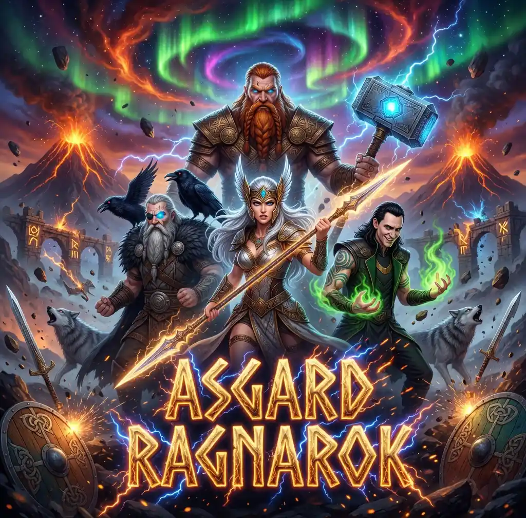 Asgard Ragnarok pokies Thor and Vikings