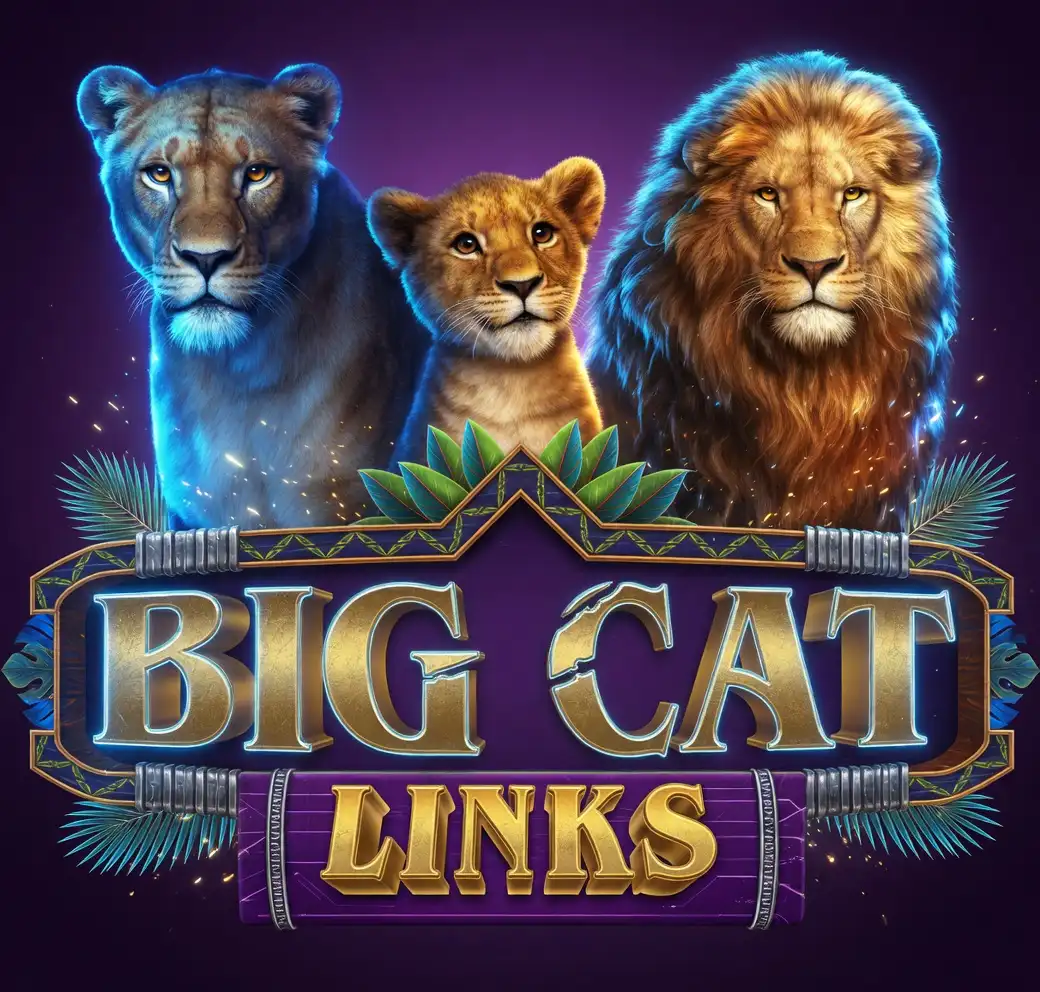 Big Cat Links pokie with lions and cubs