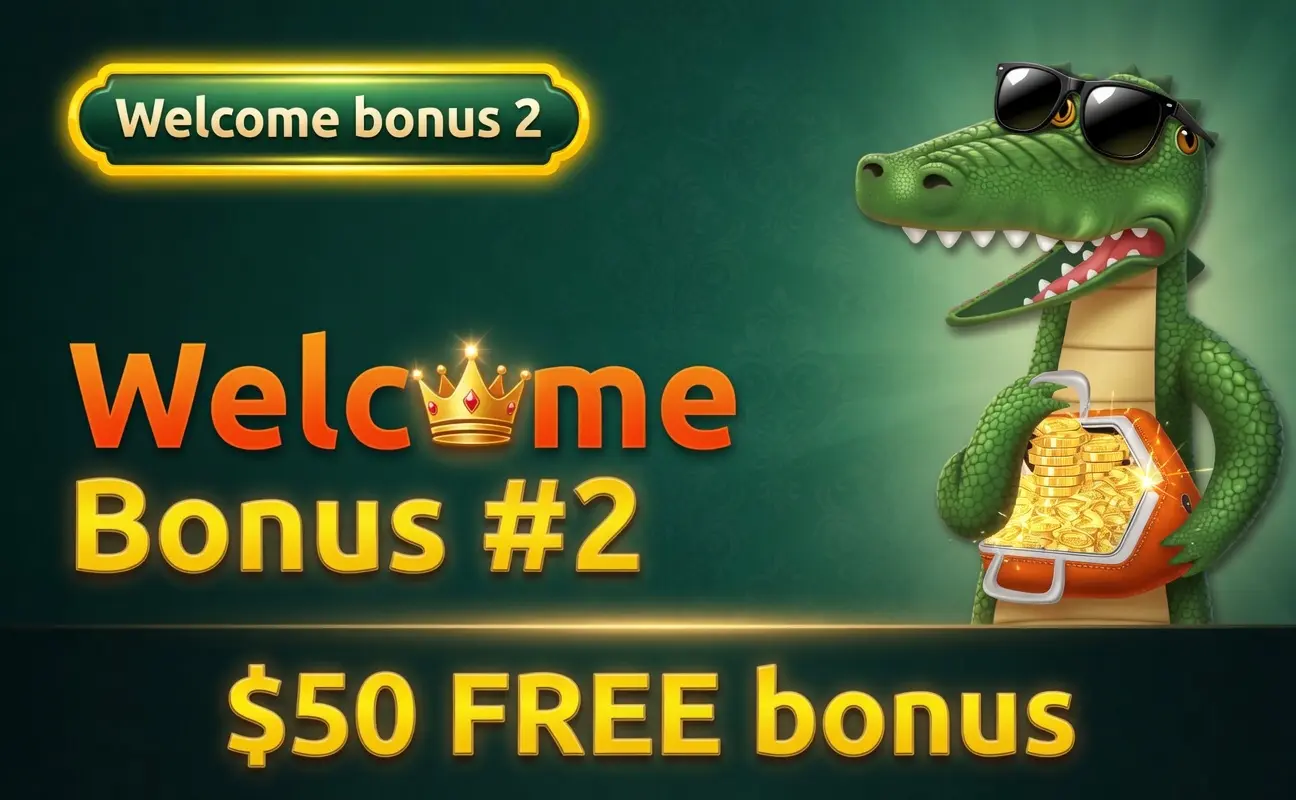 $50 free welcome bonus #2 croc promo offer
