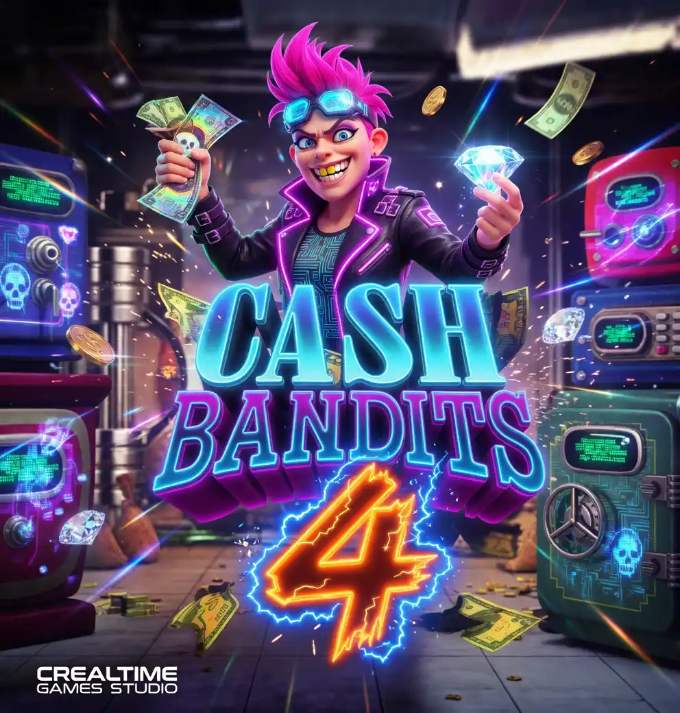 Cash Bandits 4 pokie by Realtime Gaming
