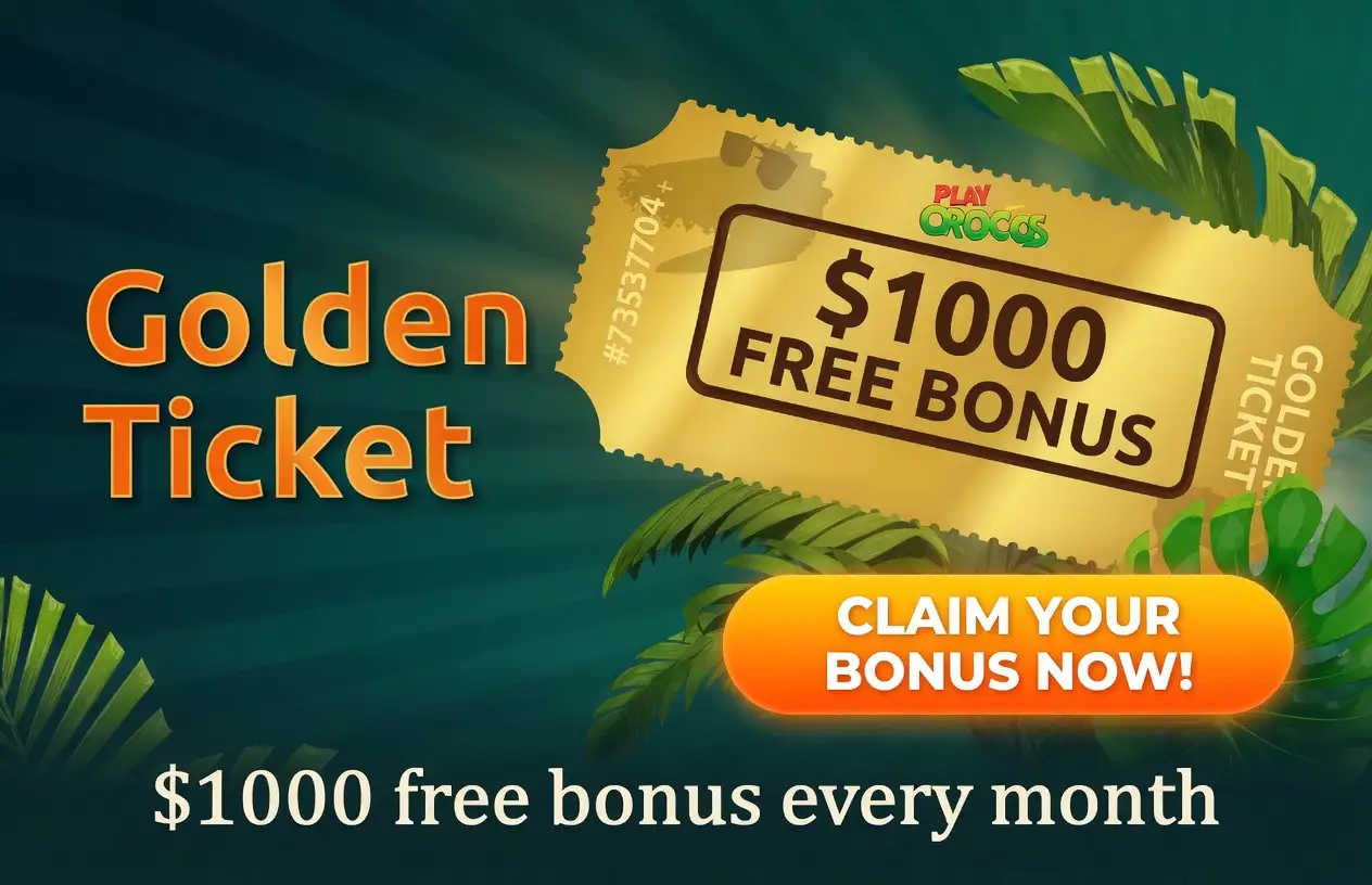 Golden Ticket $1000 free bonus every month