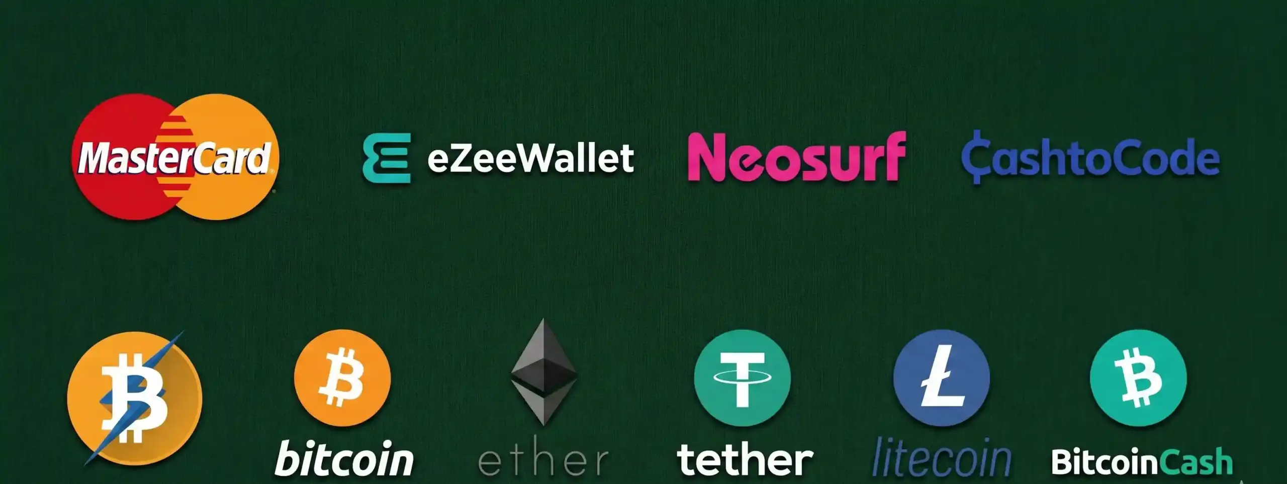 Casino payment methods crypto and cards
